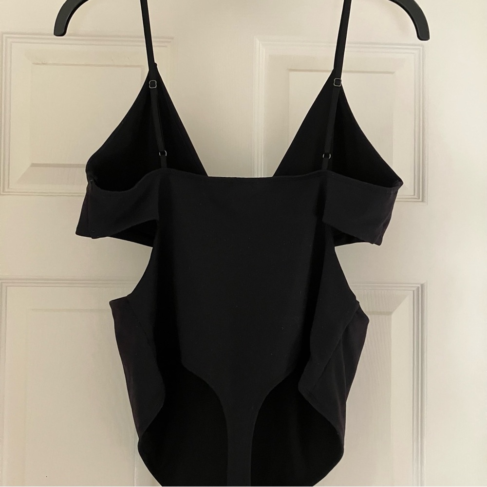 REVOLVE x FREE PEOPLE Intimately FP Love Triangle Bodysuit Black Large NEW NWOT - Picture 13 of 14